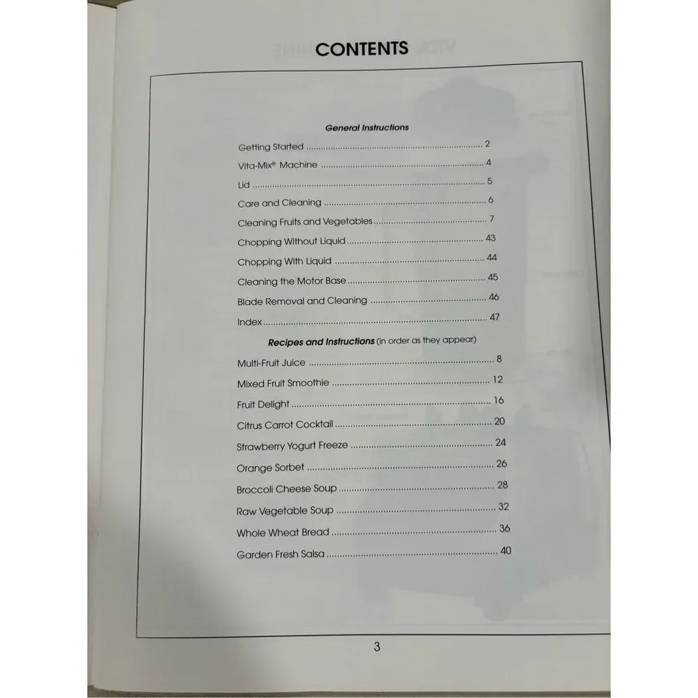 Cookbooks, Vitamix Cookbooks, (2), Getting Started and Versatile Vita-mix, 2006
